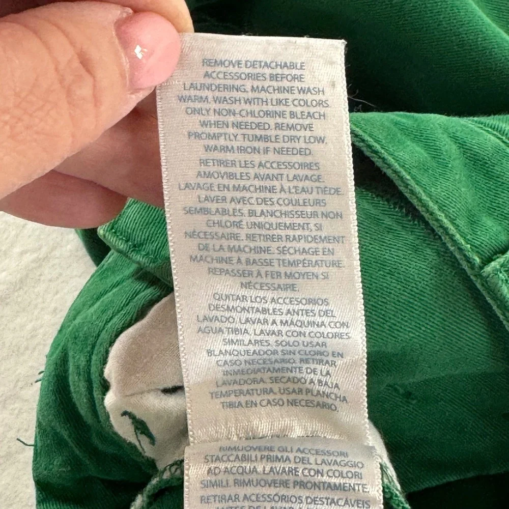 Ralph Lauren‎ Baby Size 24 Months Kelly Green Chino Pants FLAW